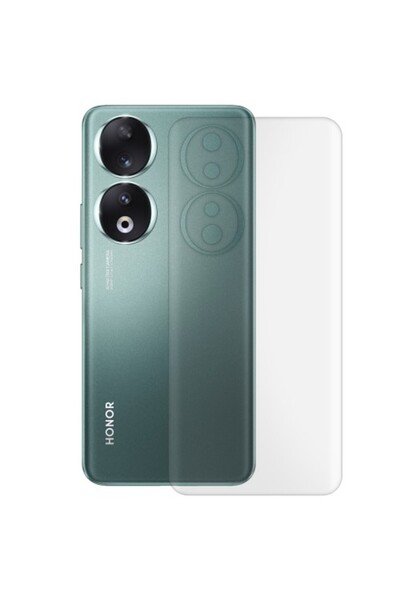 SILKASE Matte back film for Honor 90, back protection, silicone