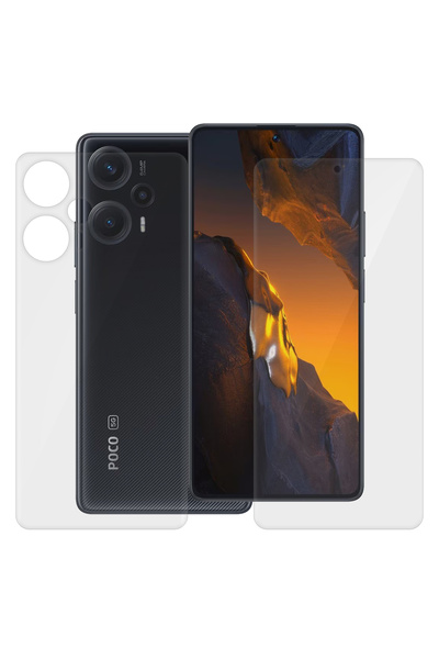 SILKASE Σετ 2 προστατευτικών μεμβρανών σιλικόνης για τηλέφωνο Xiaomi Poco F5