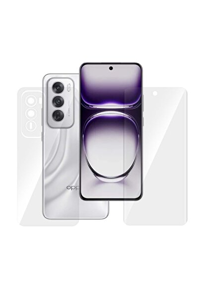 SILKASE Set of 2 foils for Oppo Reno 12, phone protection, silicone