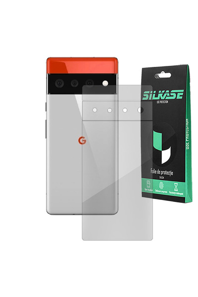 SILKASE Folie spate pentru Google Pixel 6, protectie spate, silicon