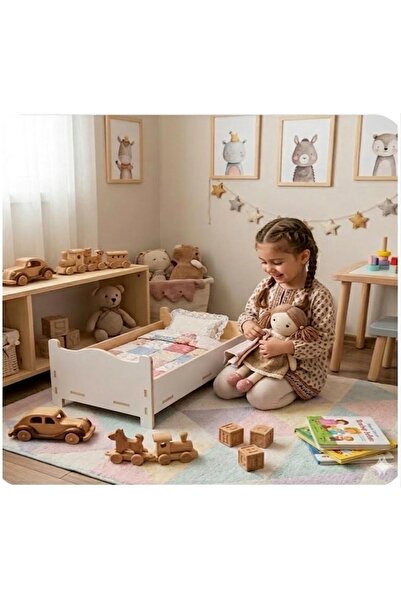 İda Craft eğitici aktivite montessori oyuncak bebek ve kedi yatağı kişiselleş...