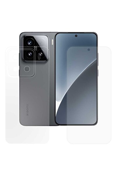 SILKASE Set of 2 matte foils for Xiaomi 15, phone protection, silicone