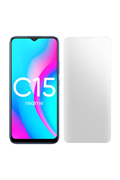 SILKASE Ματ μεμβράνη για Realme C15, προστατευτικό οθόνης, σιλικόνης