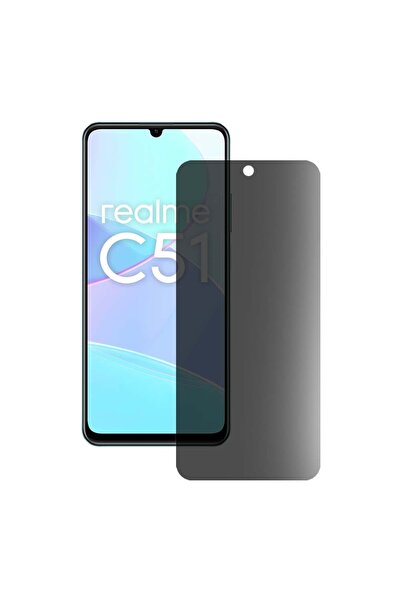 SILKASE Ματ μεμβράνη ιδιωτικότητας για Realme C51, προστατευτικό οθόνης, σιλι...