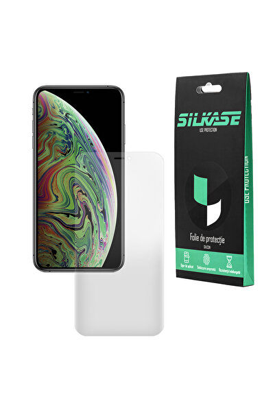 SILKASE Folie mata pentru Apple iPhone XS Max, protectie ecran, silicon