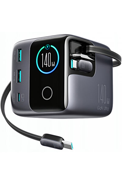 Joyroom Incarcator Statie Cu Cablu USB-C Podix JR-TRD01, 140W, 1 x USB-C - 2 ...