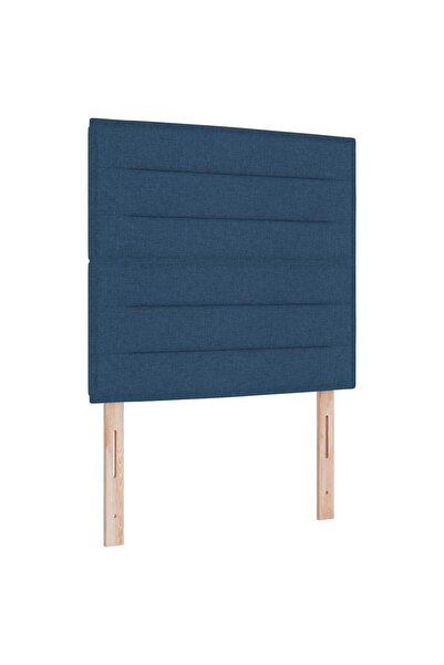 vidaxl Tăblie cap albastru 80 cm țesătură
