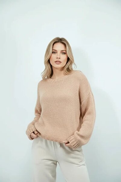 Hersley New Season Thin Knitted Women's Crew Neck Knitwear