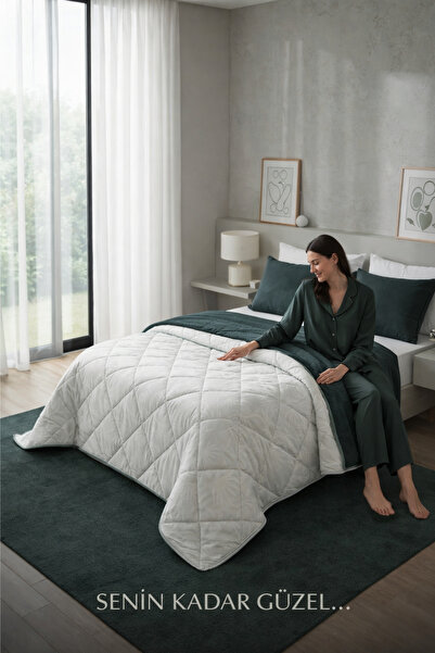 KADINCA BIO Serisi ® | Aloe Vera Yorgan Çift Kişilik 195x215 cm | Pamuklu | B...