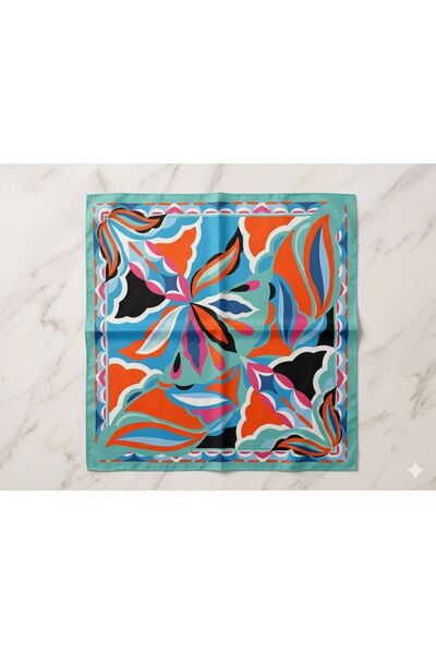 bahia butik aksesuar 50*50 Patterned Scarf
