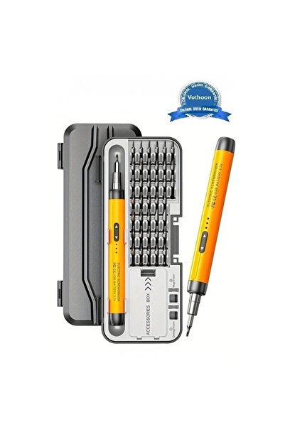 Epilons 3.7v Şarjlı Mini Elektrikli Tornavida Seti 500mah Type-c Manyetik Has...