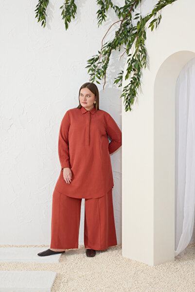 Aker تنورة تينسل بلون القرفة