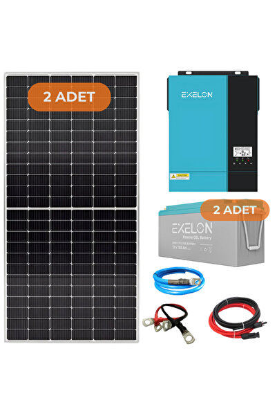 Exelon 3 kW Hazır Tak Çalıştır Solar Enerji Paketi