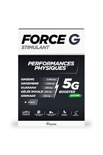Manhaé Force G Stimulant, physical performance, 10 ampoules, 100 ml