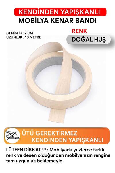 FixCaps Mobiya Kenar Bandı,Kendinden Yapışkanlı . DOĞAL HUŞ ,Dekoratif Şerit ...