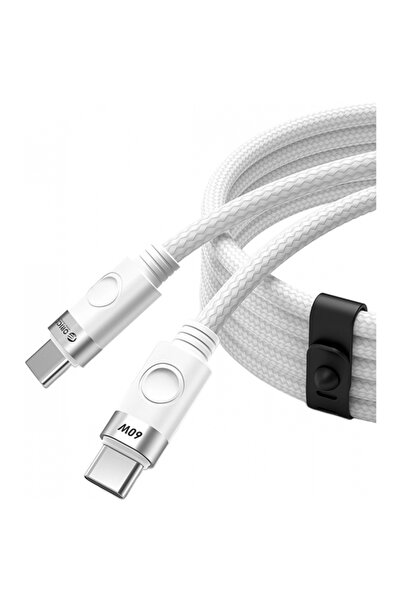 Orico USB-C - USB-C CDX Data and Charging Cable, 60W, 1m, White