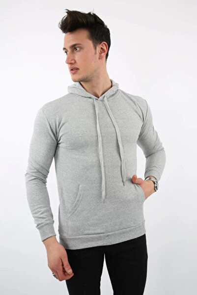 MORADO SE SIENTE PERFECTO Two Thread Hooded Kangaroo Pocket Men's Casual Swea...