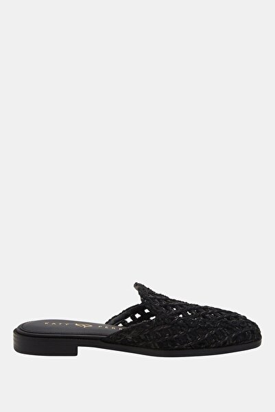 Katy Perry The Woven Women's Black Straw Slippers