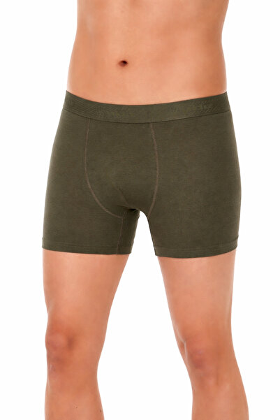 YILDIZ 3-Pack Khaki Green Modal Boxer