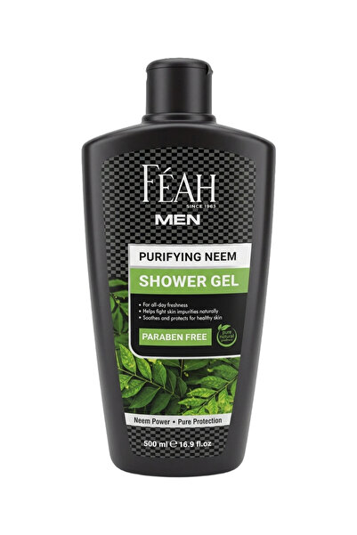 FEAH Neem Shower Gel 500ML - Deep Cleansing & Refreshing Herbal Body Wash