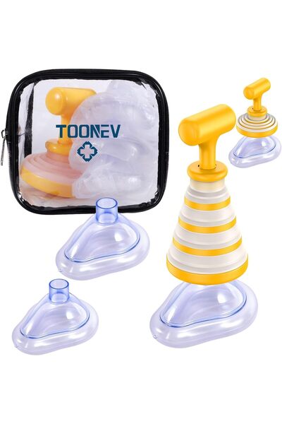 TOONEV Foldable Choking Rescue Device, Portable Airway Suction Kit for Kids &...