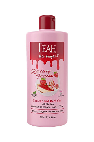 FEAH Strawberry Body Wash 500ML - Fruity Fragrance Shower & Bath Gel