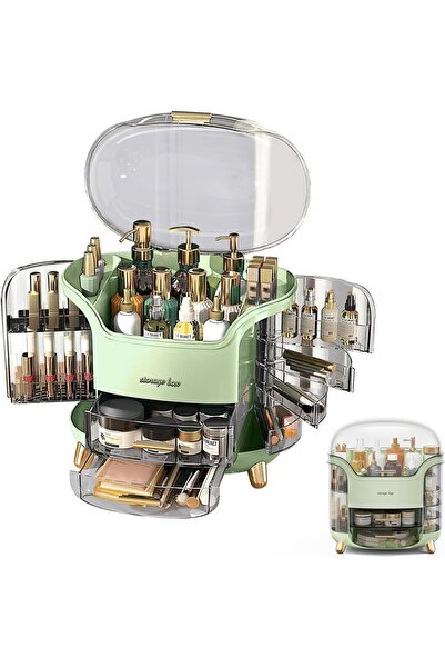Warmiehomy Multifunctional Makeup Organiser with Lid, Dustproof