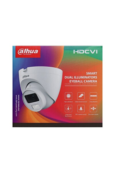 DAHUA كاميرا مراقبة داخلية مع صوت دقة الوضوح 5ميجا انالوج ملونة حتى في الظلام...