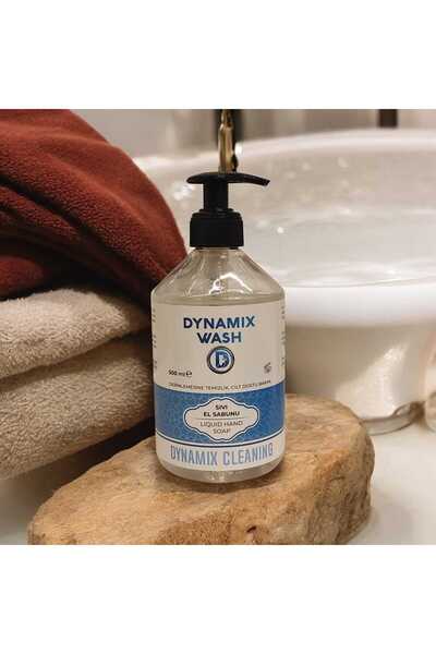 dynamix wash صابون يدوي معطر برائحة الحمام/صابون أبيض معطر (نوع جل) 500 مل