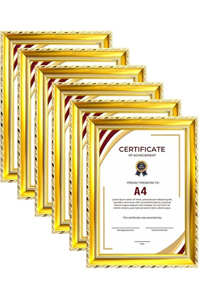 Decorhills إطار شهادات ووثائق بتصميم كلاسيكي مقاس A4