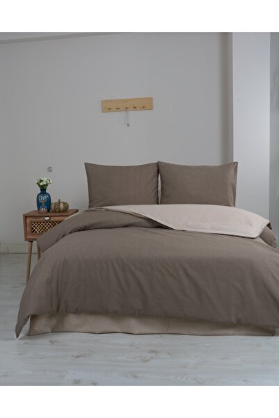 Bella Home طقم غطاء لحاف مزدوج بلون واحد من نيو بوكس |   ملمس ناعم |   تصميم ...