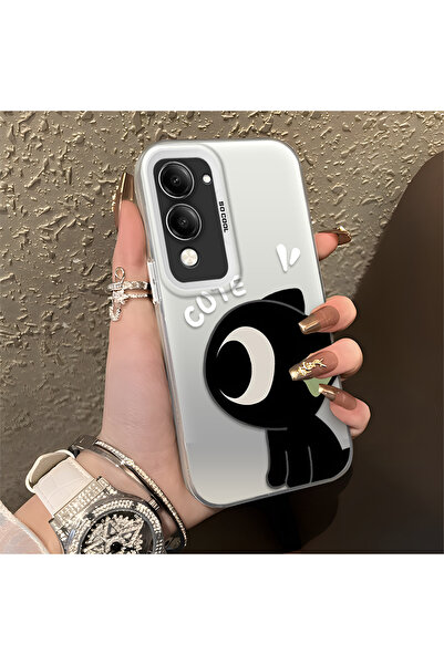 Hontinga حافظة هاتف Vivo Y29S متوافقة مع الحواف السيليكونية الصلبة والمضادة ل...