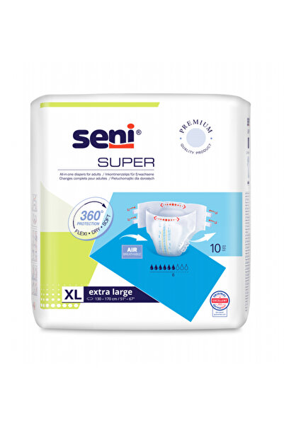 Seni Scutece Adulti Super Extra Large 10 Bucati
