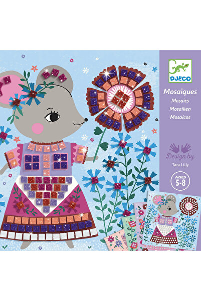 djeco Animale de companie în jocul mozaicului creativ