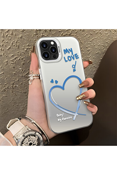 Hontinga iPhone 16 Pro Compatible Silicone Edge Hard Back Anti-Fall Phone Cas...