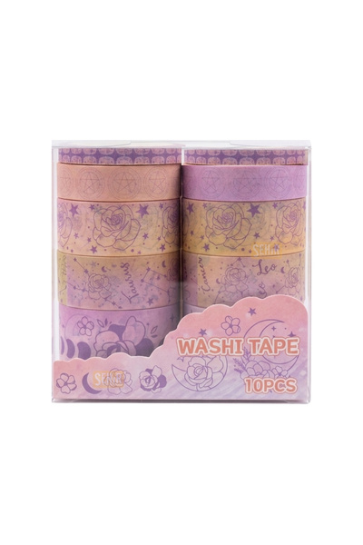 Şehir Online Mağazacılık Set de 10 benzi Washi cu tematică astrologie și tran...