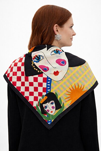 tarzınısec Επιλέξτε το στυλ σας: Μαντήλι/Μπαντάνα/Αξεσουάρ/Φουλάρι σε σκούρο ...