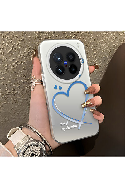 Hontinga حافظة هاتف من السيليكون متوافقة مع Vivo X200 Pro، ذات حافة صلبة ومضا...