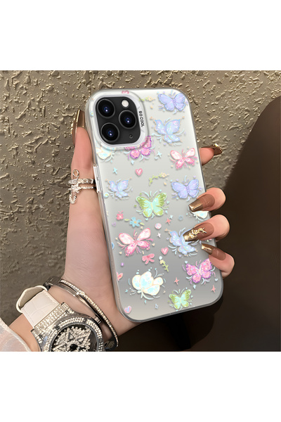 Hontinga iPhone 11 Pro Max Compatible Silicone Edge Hard Back Anti-Fall Phone...