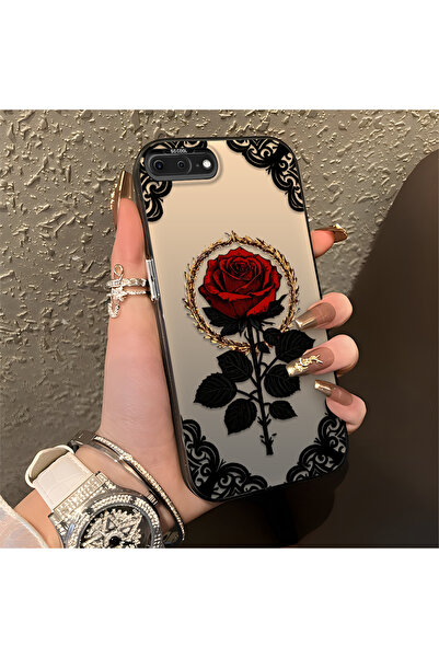 Hontinga iPhone 7 Plus Compatible Silicone Edge Hard Back Anti-Fall Phone Cas...