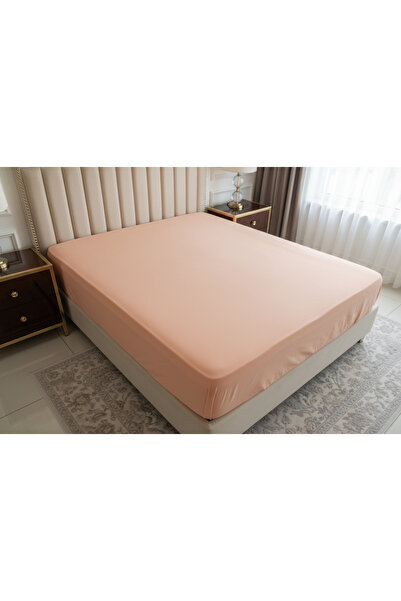 YAZICI 180X200 Ranforce Threaded Cotton Elastic Sheet King Size