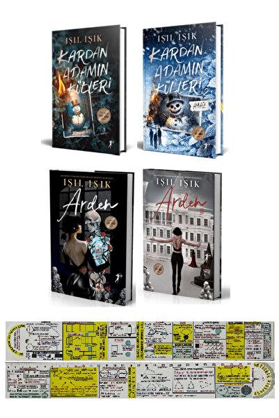 Artemis Yayınları Işıl Işık 4 Kitap Set Ciltli-Kardan Adamın Külleri 1 ve 2 +...