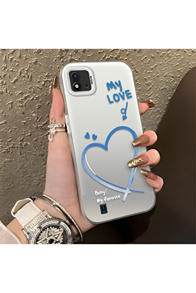 Hontinga حافظة هاتف Realme C11 2021 متوافقة مع حافة السيليكون الصلبة ومضادة ل...