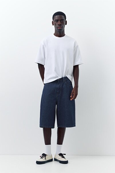 Pull & Bear Skater denim bermuda