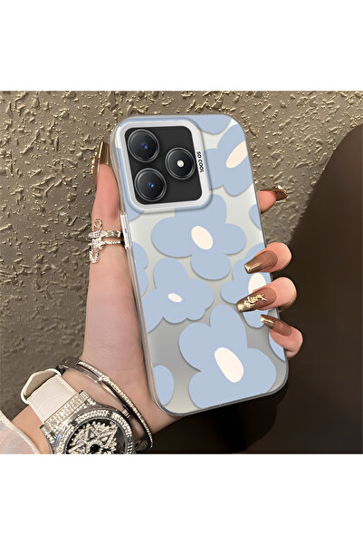 Hontinga Realme Note 60 Compatible Silicone Edge Hard Back Anti-Fall Phone Ca...