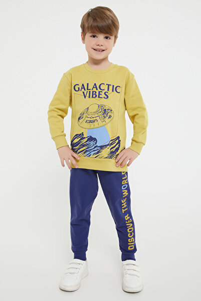 ROLY POLY طقم بدلة رياضية للأولاد من Rolypoly Galactic Vibes باللون الأخضر ال...