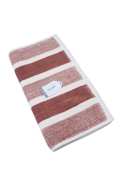 NIGHT ANGEL - منشفة أطفال قطنية مخططة لحديثي الولادة