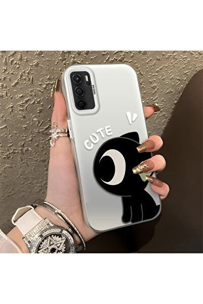 Hontinga حافظة هاتف OPPO A54 4G متوافقة مع السيليكون ذات الحواف الصلبة والمضا...