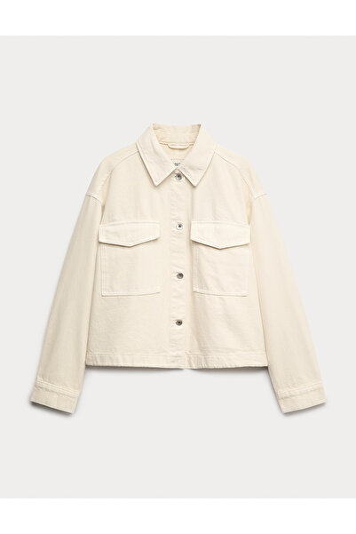 Marks & Spencer Pamuklu Denim Ceket