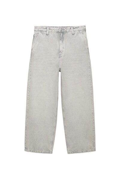 Pull & Bear İşlemeli Skater Jean